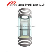 Steel Plate Panoramic Elevator with Square Type